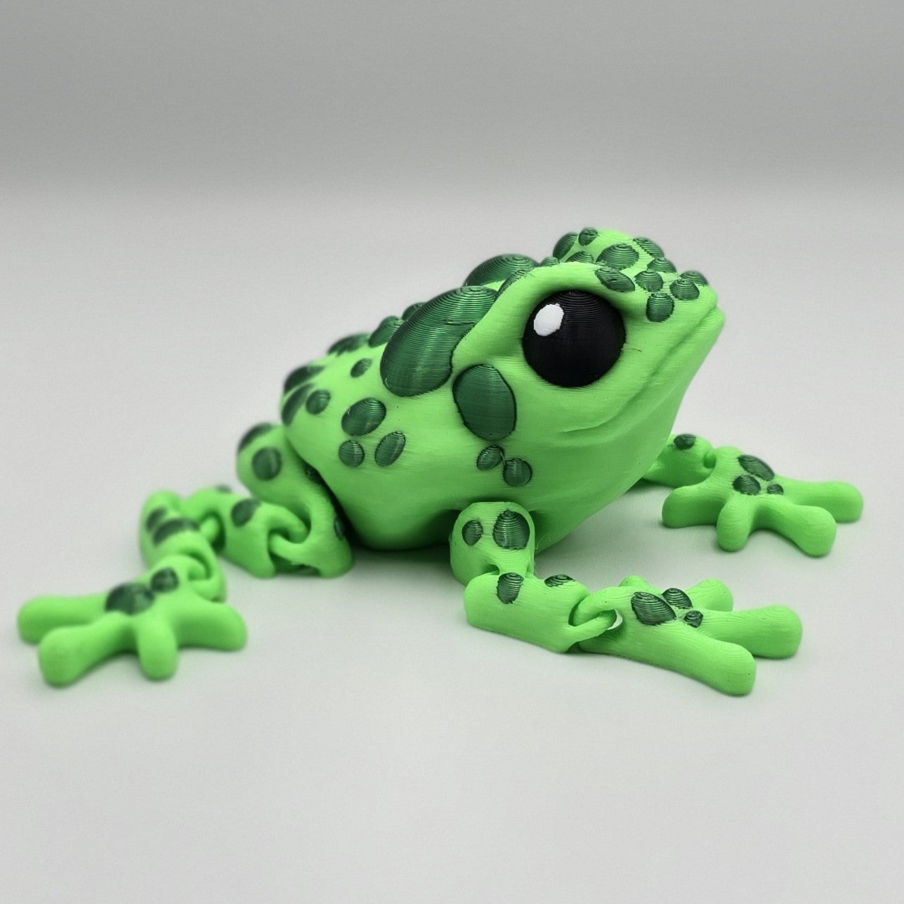 Articulated Toad – 3D Printed Poseable Toy by Cinderwing
