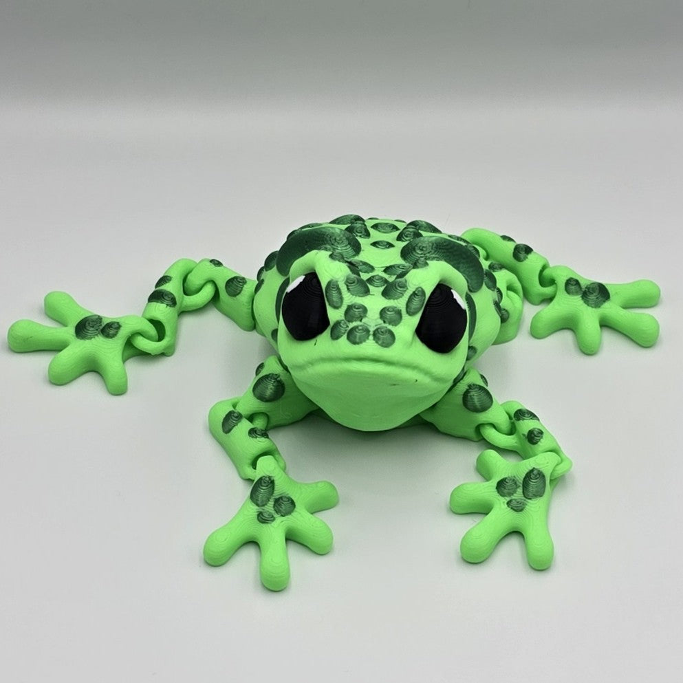 Articulated Toad – 3D Printed Poseable Toy by Cinderwing