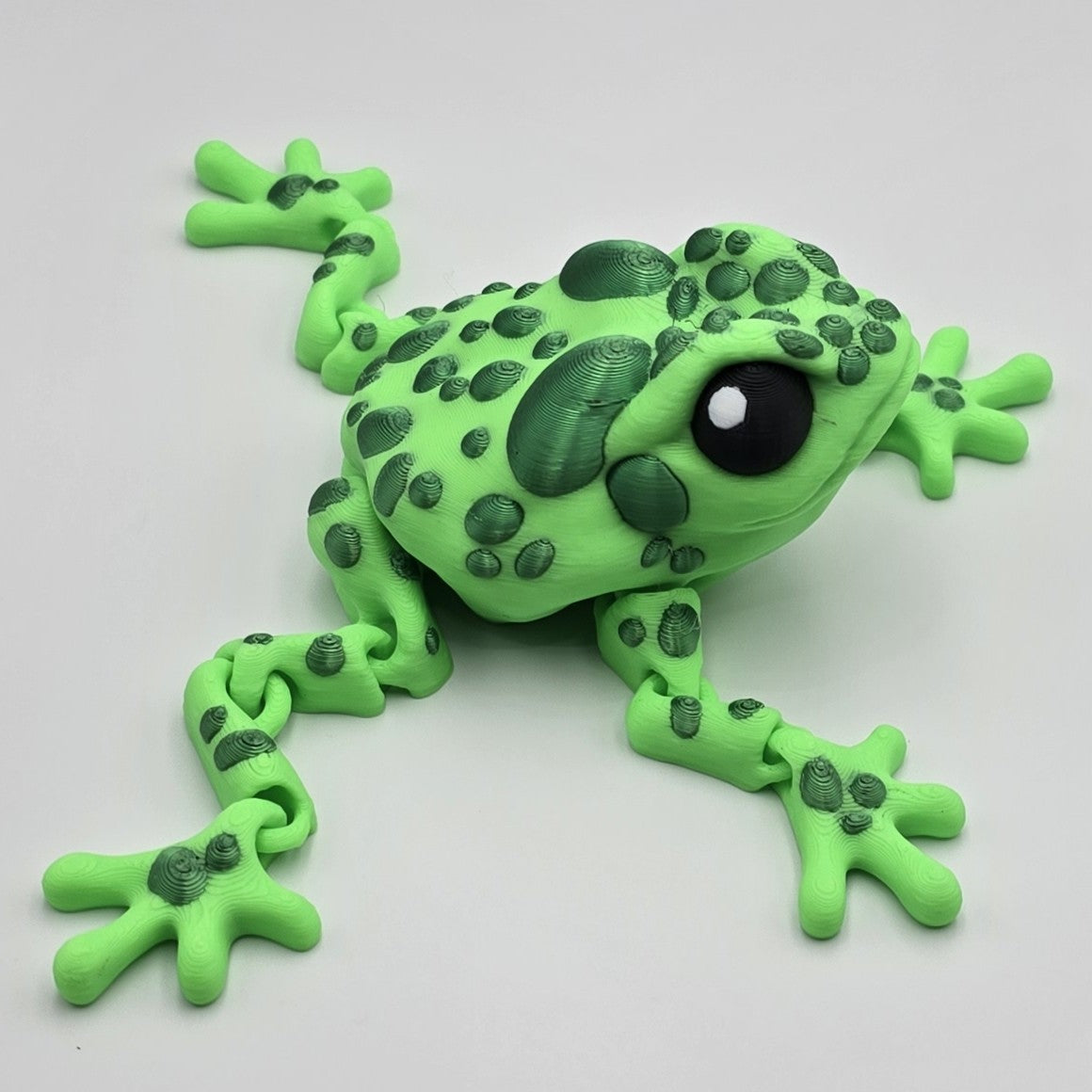 Articulated Toad – 3D Printed Poseable Toy by Cinderwing