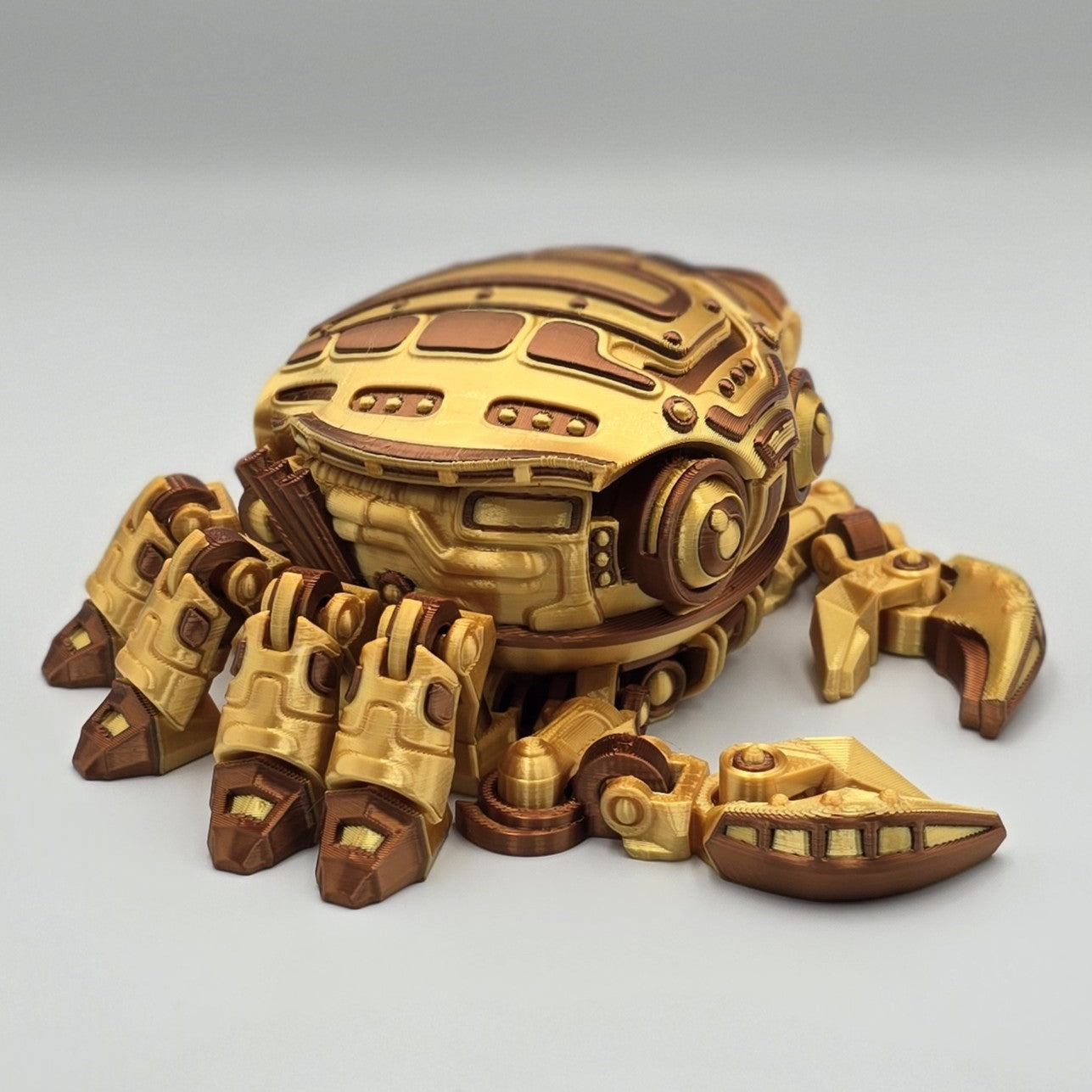 Cyber Crab Mech Box – Articulated 3D Printed Robot Crab