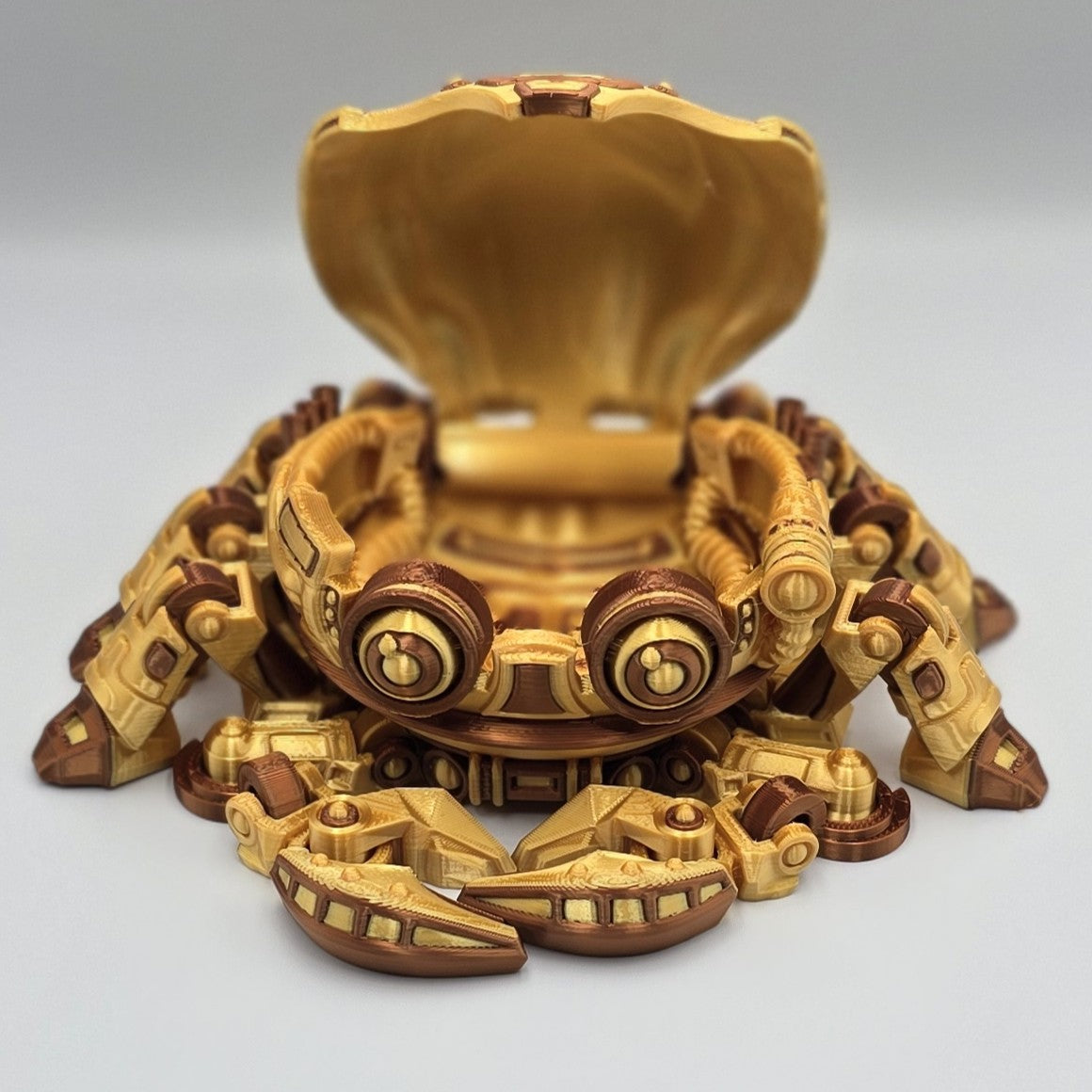 Cyber Crab Mech Box – Articulated 3D Printed Robot Crab