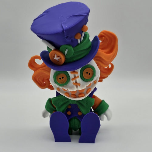 Articulated Mad Hatter Inspired  Figurine – Twisty Prints 3D Print
