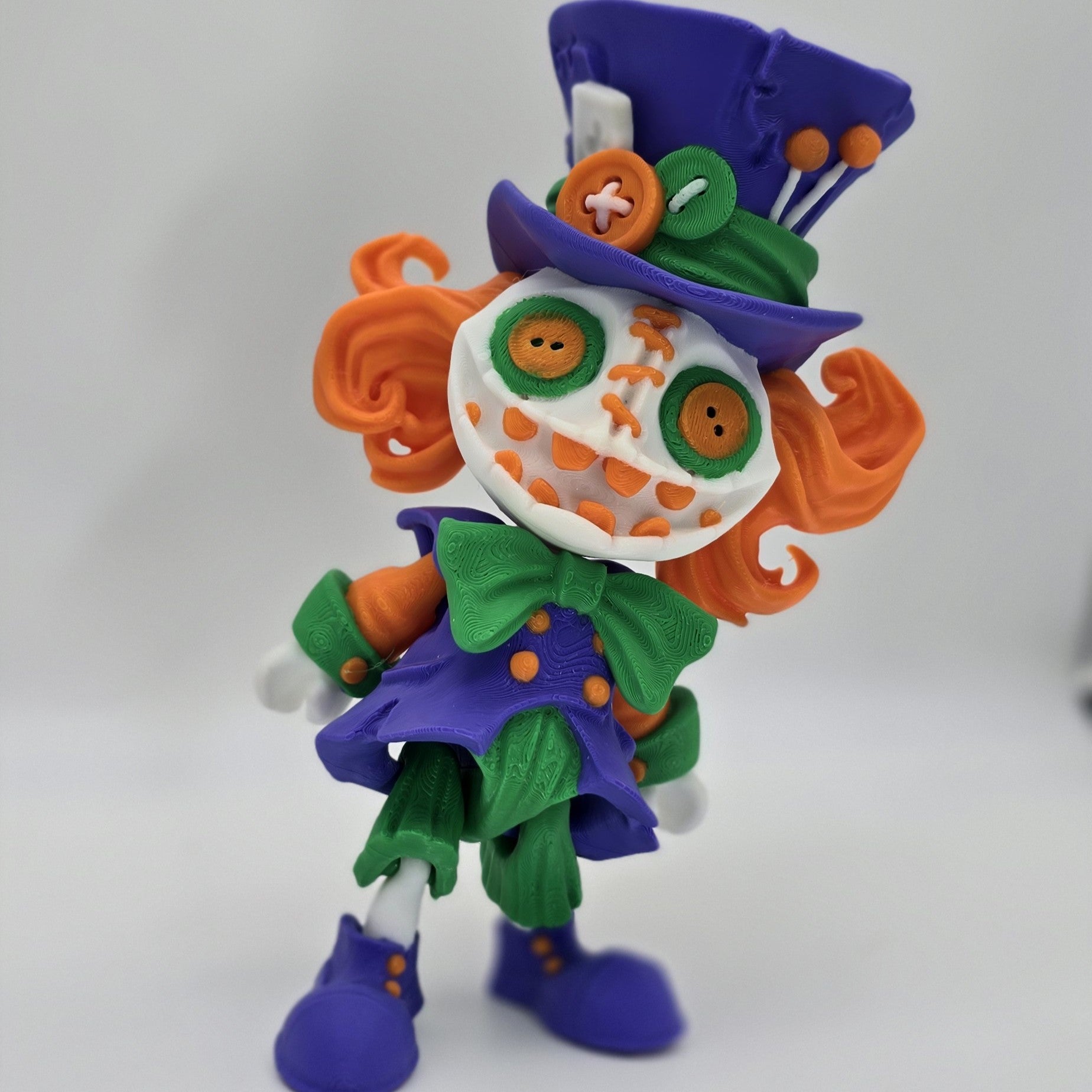 Articulated Mad Hatter Inspired  Figurine – Twisty Prints 3D Print